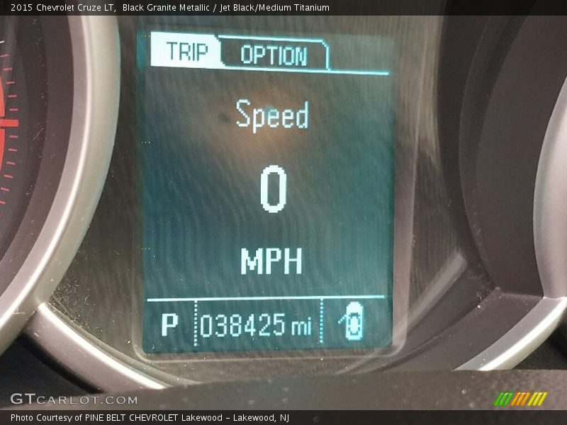 Black Granite Metallic / Jet Black/Medium Titanium 2015 Chevrolet Cruze LT