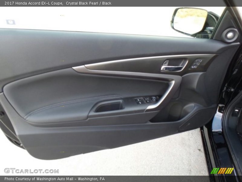 Crystal Black Pearl / Black 2017 Honda Accord EX-L Coupe