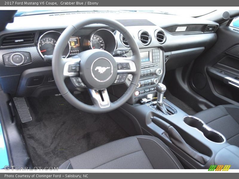  2017 Mustang V6 Coupe Ebony Interior