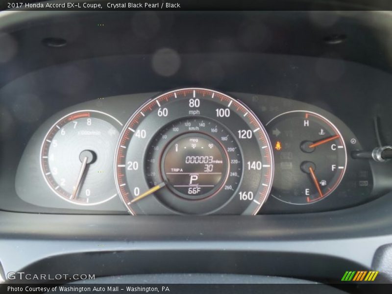  2017 Accord EX-L Coupe EX-L Coupe Gauges