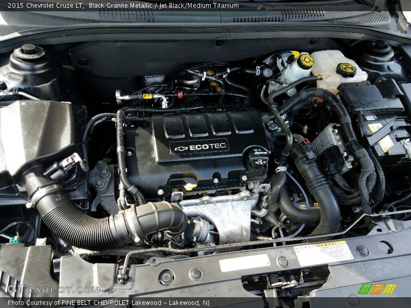 Black Granite Metallic / Jet Black/Medium Titanium 2015 Chevrolet Cruze LT