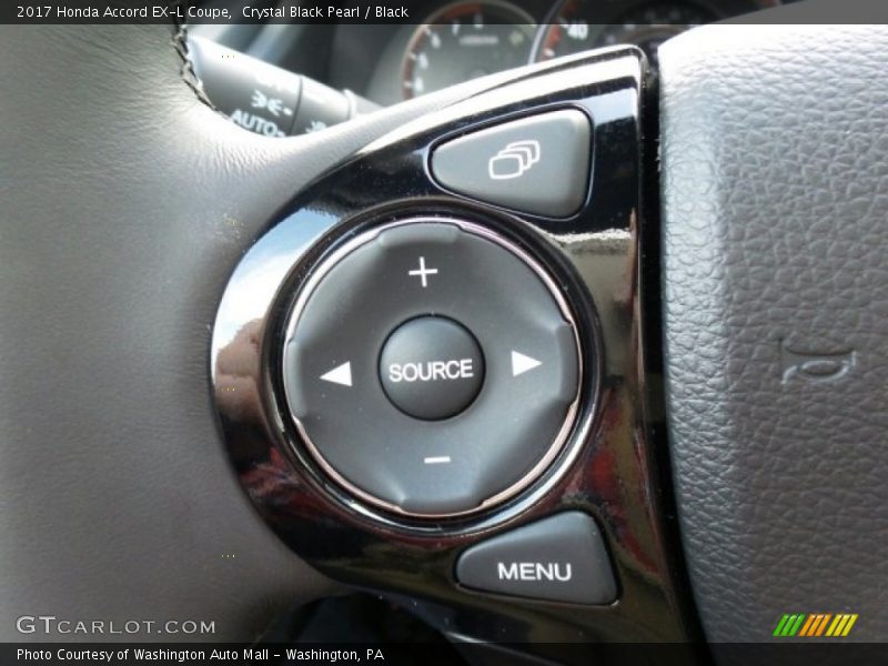 Controls of 2017 Accord EX-L Coupe