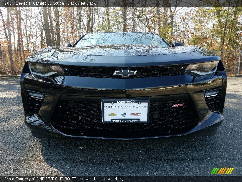 Black / Jet Black 2016 Chevrolet Camaro SS Coupe
