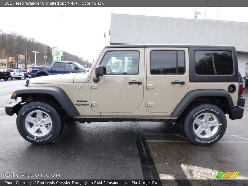 Gobi / Black 2017 Jeep Wrangler Unlimited Sport 4x4