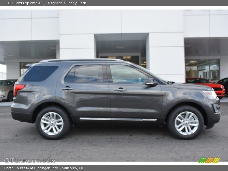 Magnetic / Ebony Black 2017 Ford Explorer XLT