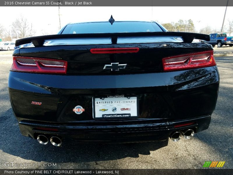Black / Jet Black 2016 Chevrolet Camaro SS Coupe