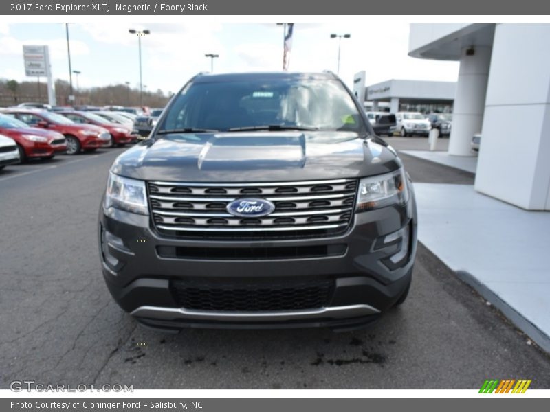 Magnetic / Ebony Black 2017 Ford Explorer XLT