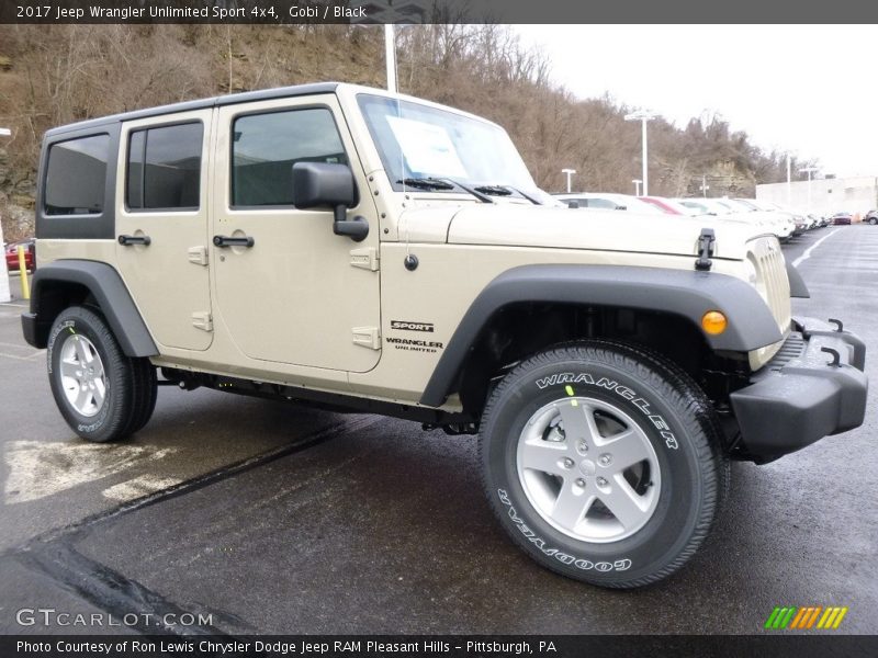Gobi / Black 2017 Jeep Wrangler Unlimited Sport 4x4
