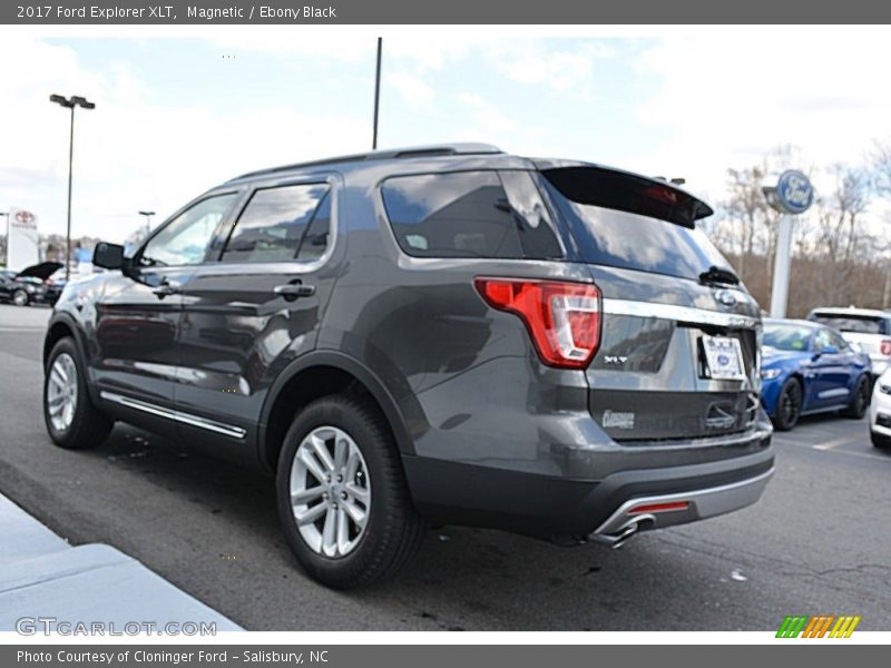 Magnetic / Ebony Black 2017 Ford Explorer XLT