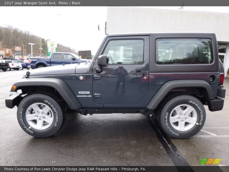 Rhino / Black 2017 Jeep Wrangler Sport 4x4