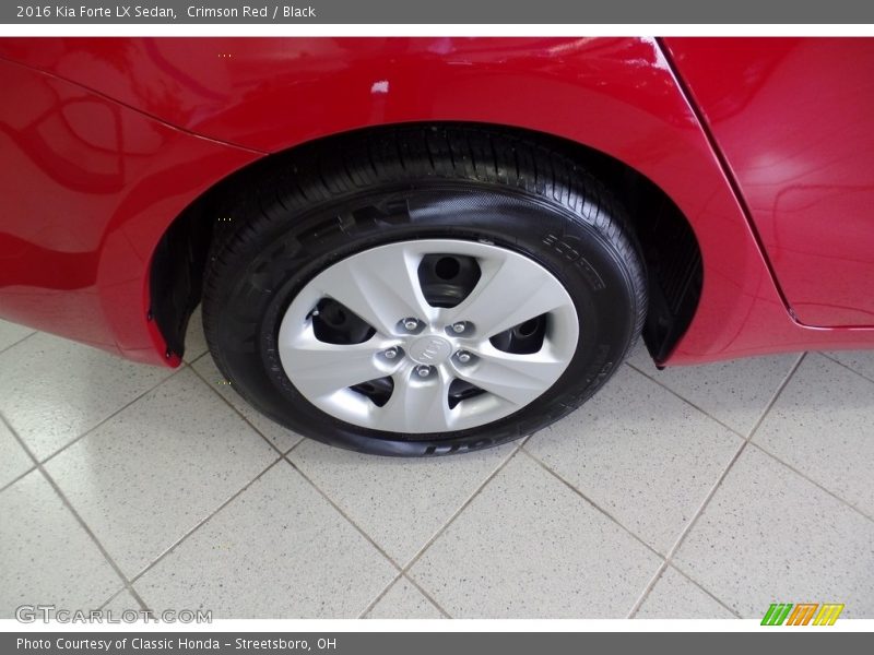 Crimson Red / Black 2016 Kia Forte LX Sedan