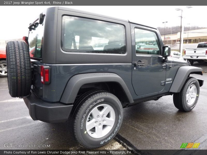 Rhino / Black 2017 Jeep Wrangler Sport 4x4