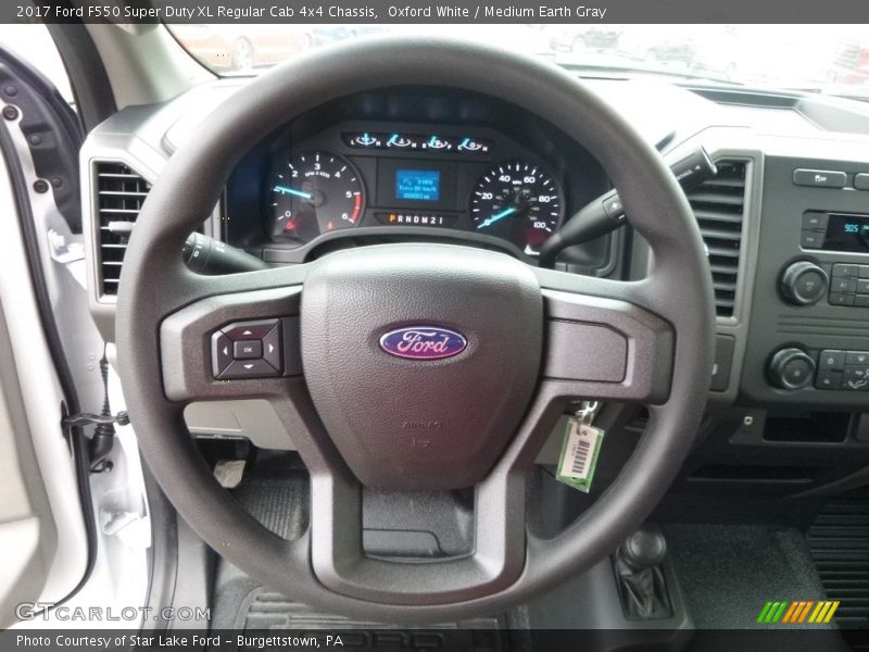  2017 F550 Super Duty XL Regular Cab 4x4 Chassis Steering Wheel