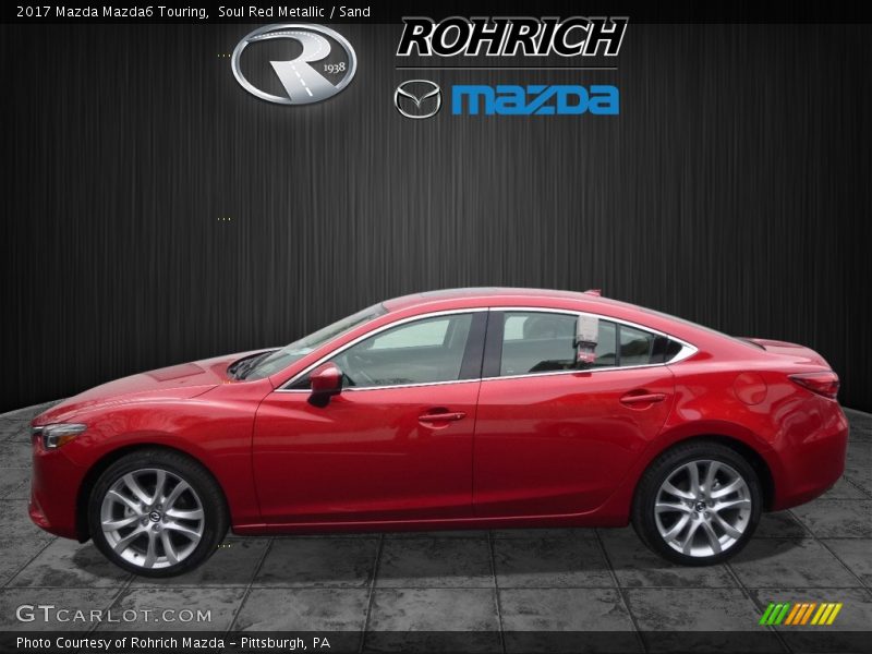 Soul Red Metallic / Sand 2017 Mazda Mazda6 Touring