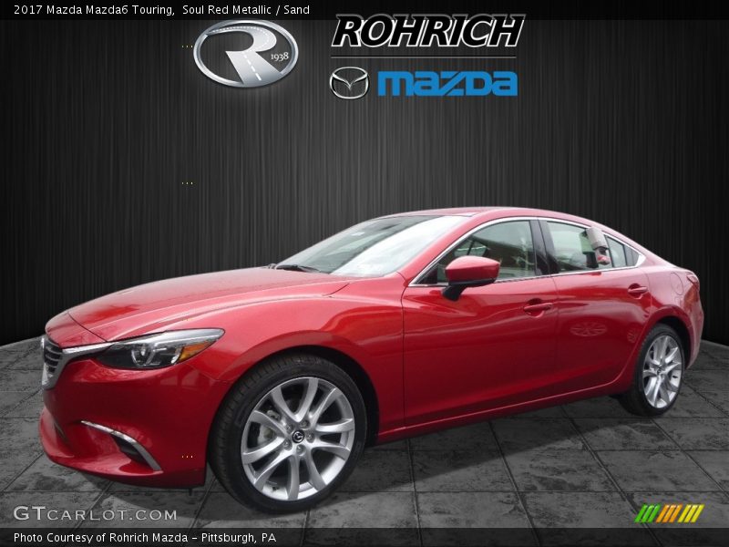 Soul Red Metallic / Sand 2017 Mazda Mazda6 Touring