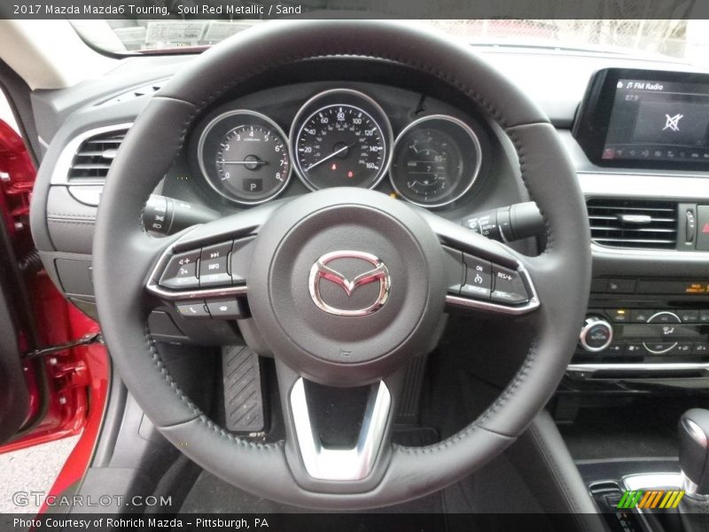 Soul Red Metallic / Sand 2017 Mazda Mazda6 Touring