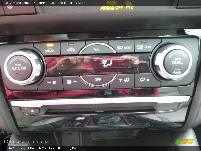 Soul Red Metallic / Sand 2017 Mazda Mazda6 Touring