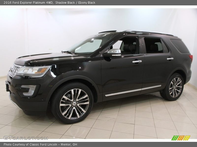 Shadow Black / Ebony Black 2016 Ford Explorer Platinum 4WD