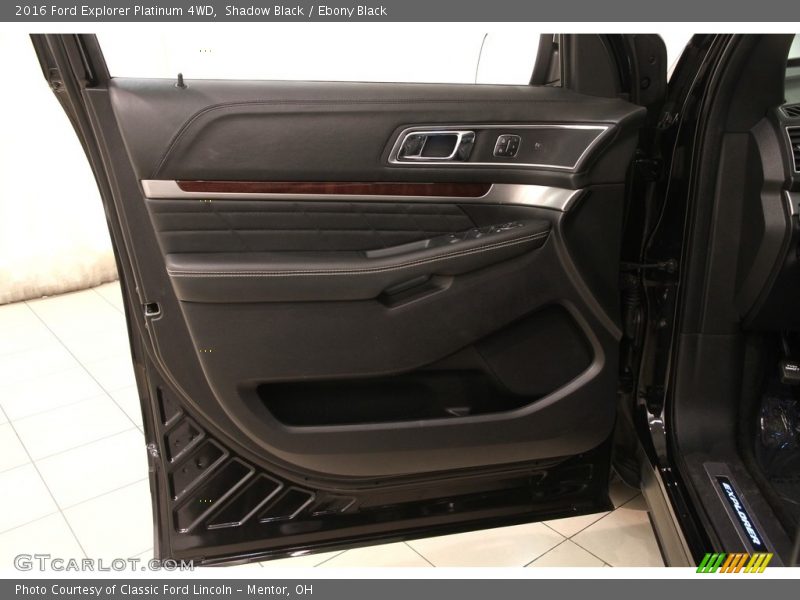 Shadow Black / Ebony Black 2016 Ford Explorer Platinum 4WD