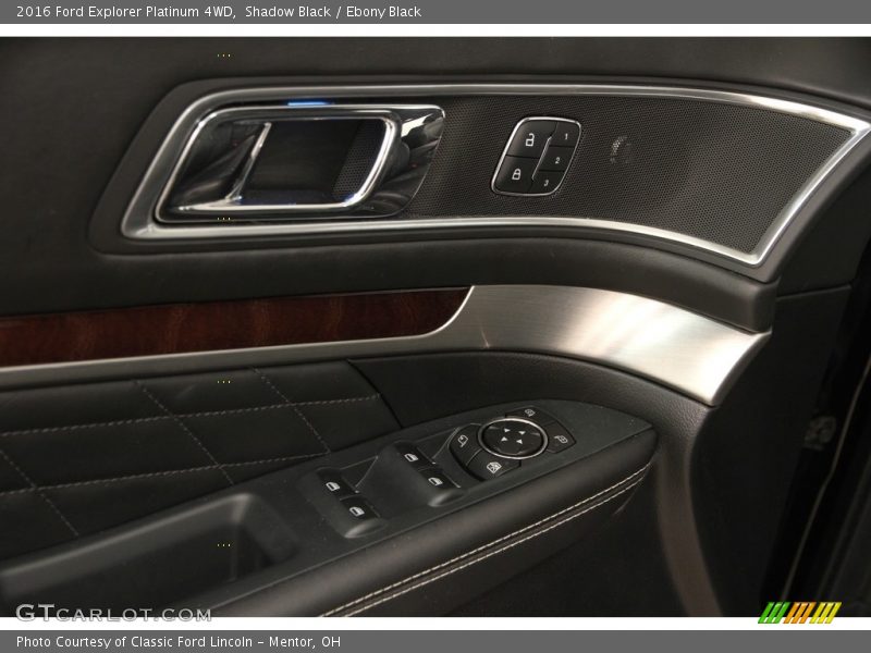 Shadow Black / Ebony Black 2016 Ford Explorer Platinum 4WD