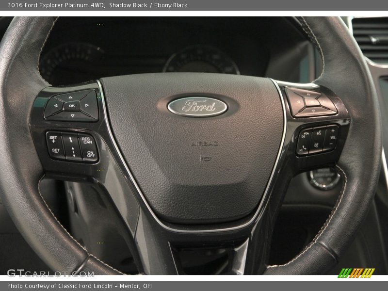  2016 Explorer Platinum 4WD Steering Wheel