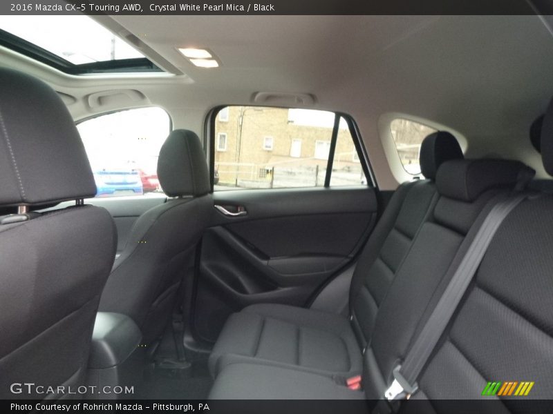 Crystal White Pearl Mica / Black 2016 Mazda CX-5 Touring AWD