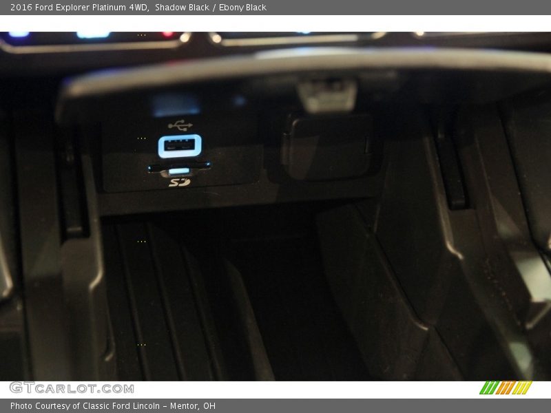 Shadow Black / Ebony Black 2016 Ford Explorer Platinum 4WD