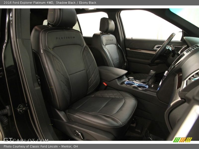 Shadow Black / Ebony Black 2016 Ford Explorer Platinum 4WD
