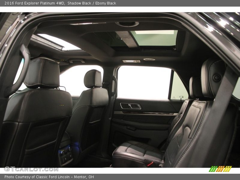 Shadow Black / Ebony Black 2016 Ford Explorer Platinum 4WD