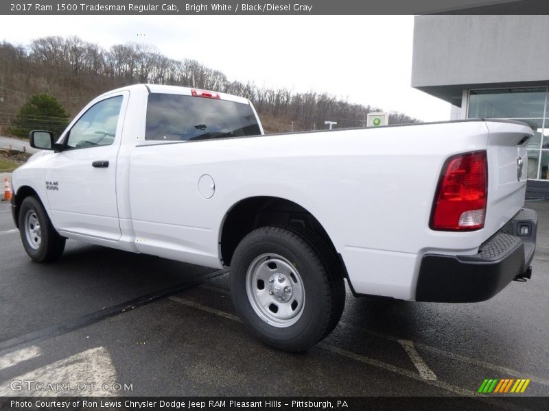Bright White / Black/Diesel Gray 2017 Ram 1500 Tradesman Regular Cab
