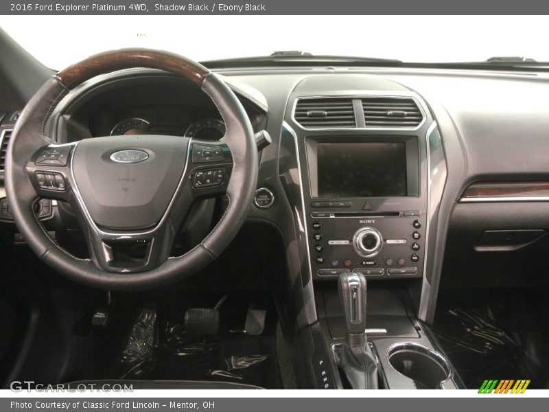 Shadow Black / Ebony Black 2016 Ford Explorer Platinum 4WD