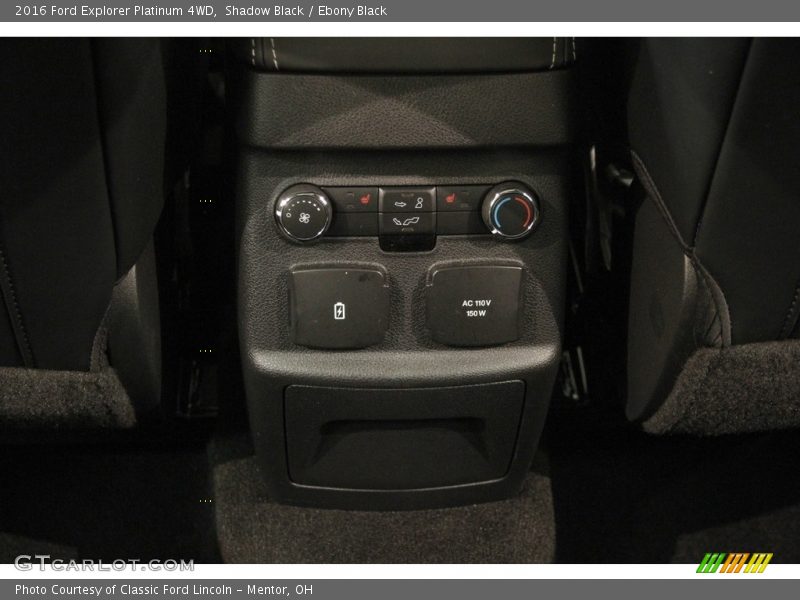Shadow Black / Ebony Black 2016 Ford Explorer Platinum 4WD