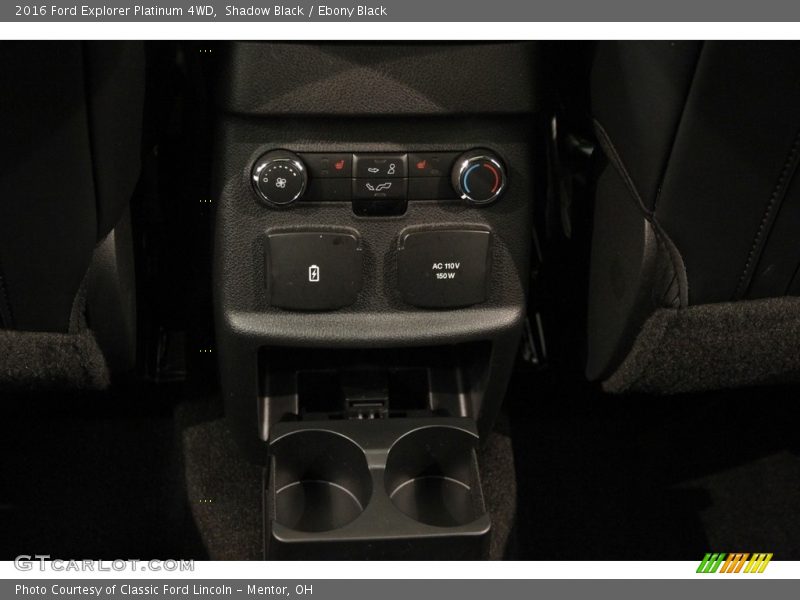Shadow Black / Ebony Black 2016 Ford Explorer Platinum 4WD