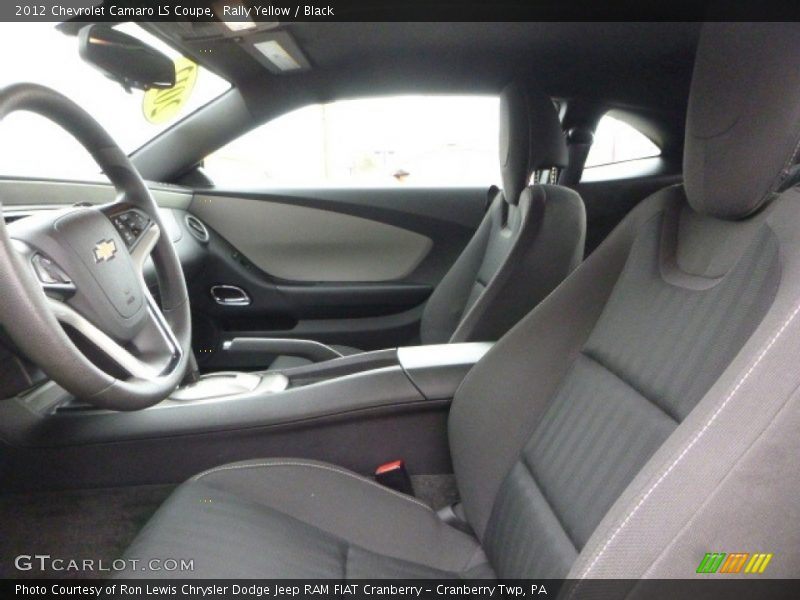 Rally Yellow / Black 2012 Chevrolet Camaro LS Coupe