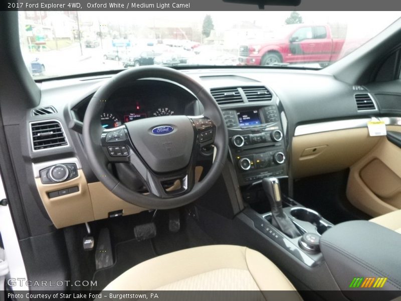  2017 Explorer 4WD Medium Light Camel Interior
