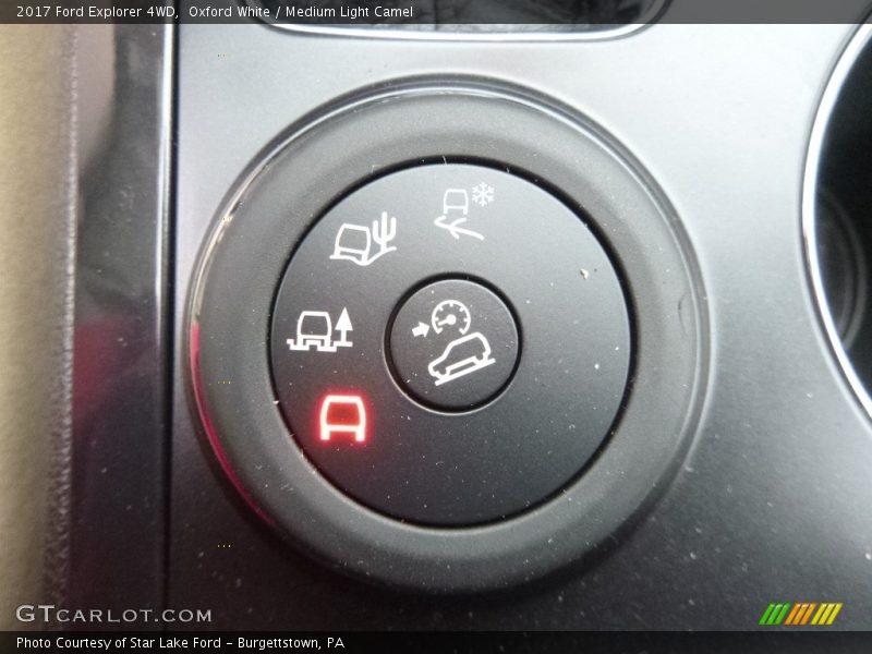 Controls of 2017 Explorer 4WD