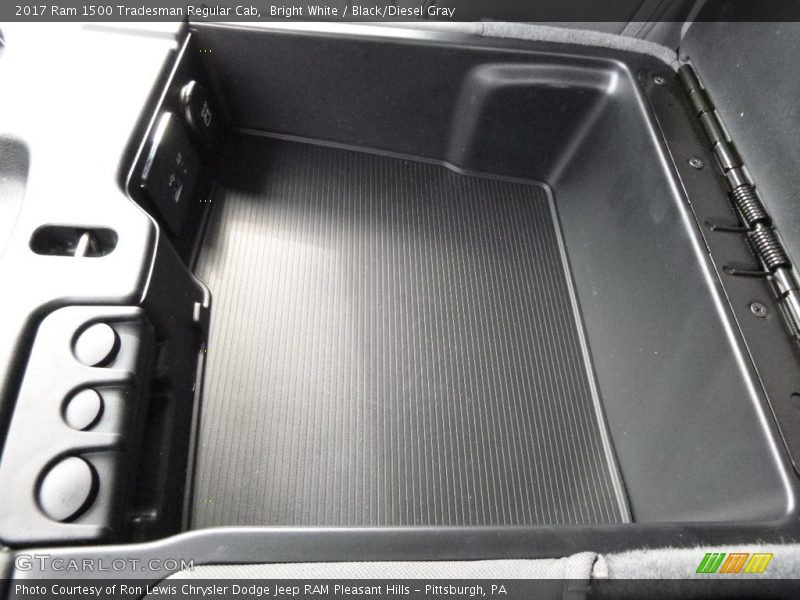 Bright White / Black/Diesel Gray 2017 Ram 1500 Tradesman Regular Cab
