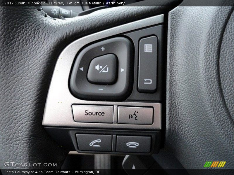 Twilight Blue Metallic / Warm Ivory 2017 Subaru Outback 2.5i Limited