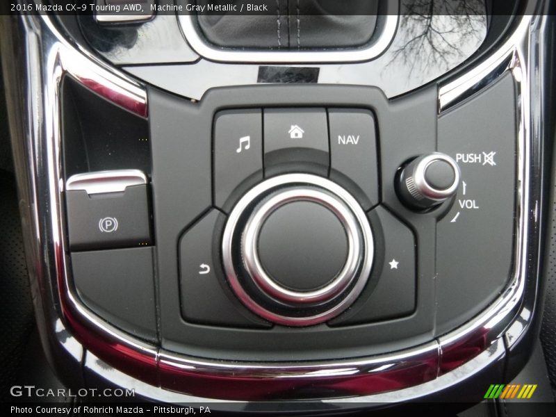 Machine Gray Metallic / Black 2016 Mazda CX-9 Touring AWD