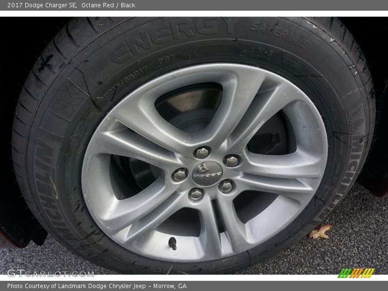 Octane Red / Black 2017 Dodge Charger SE