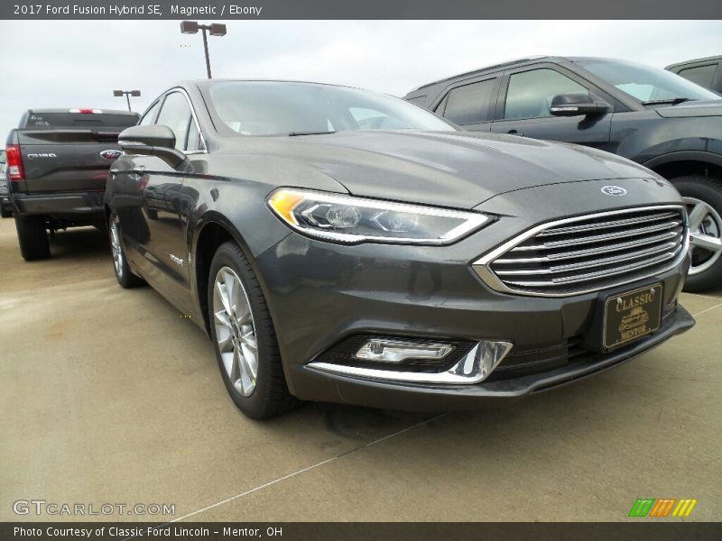 Magnetic / Ebony 2017 Ford Fusion Hybrid SE