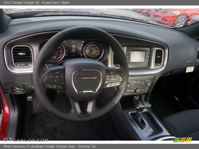 Octane Red / Black 2017 Dodge Charger SE