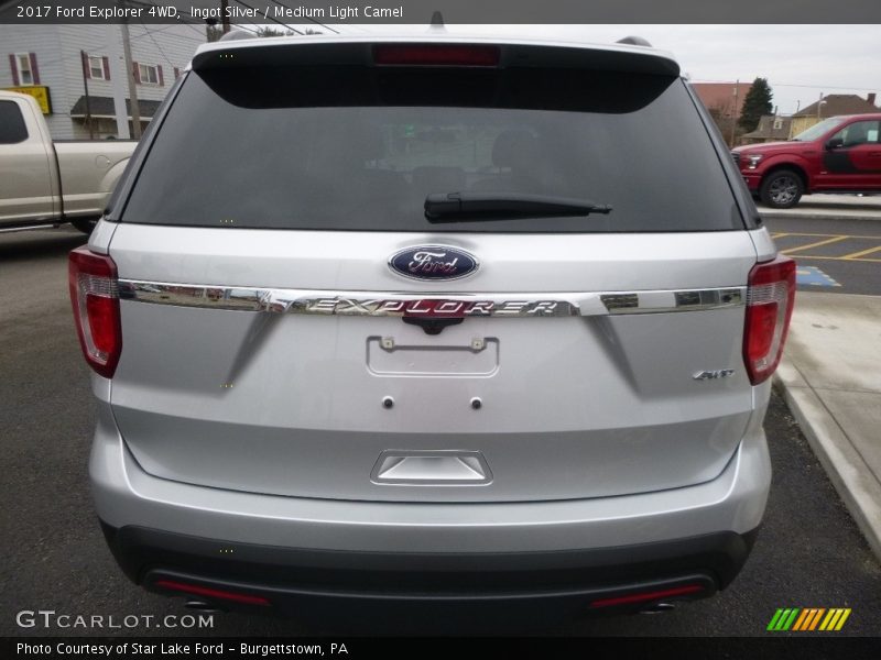 Ingot Silver / Medium Light Camel 2017 Ford Explorer 4WD