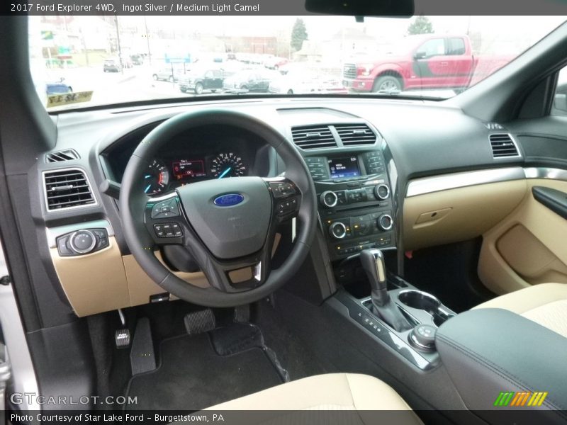  2017 Explorer 4WD Medium Light Camel Interior