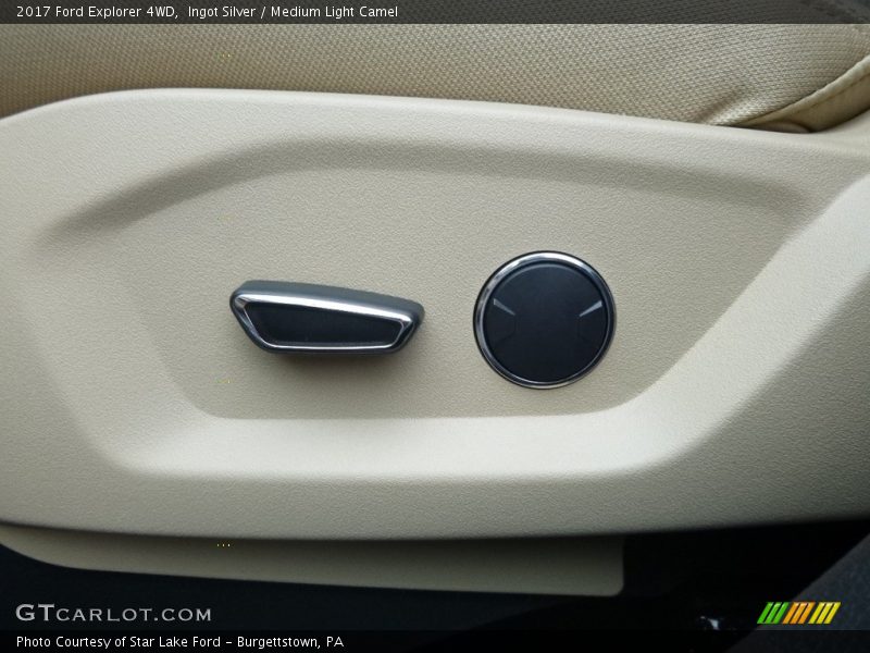 Ingot Silver / Medium Light Camel 2017 Ford Explorer 4WD