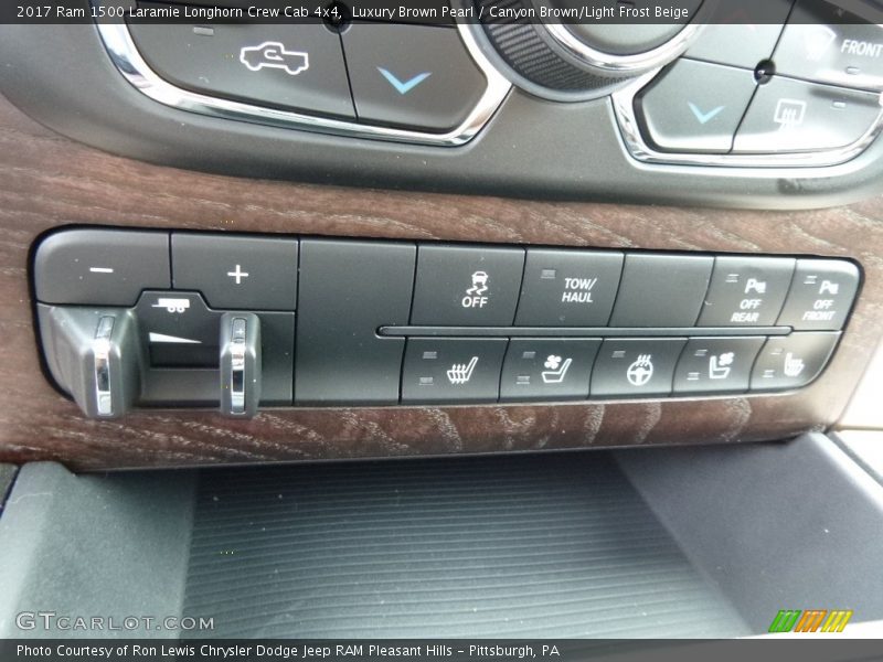 Luxury Brown Pearl / Canyon Brown/Light Frost Beige 2017 Ram 1500 Laramie Longhorn Crew Cab 4x4