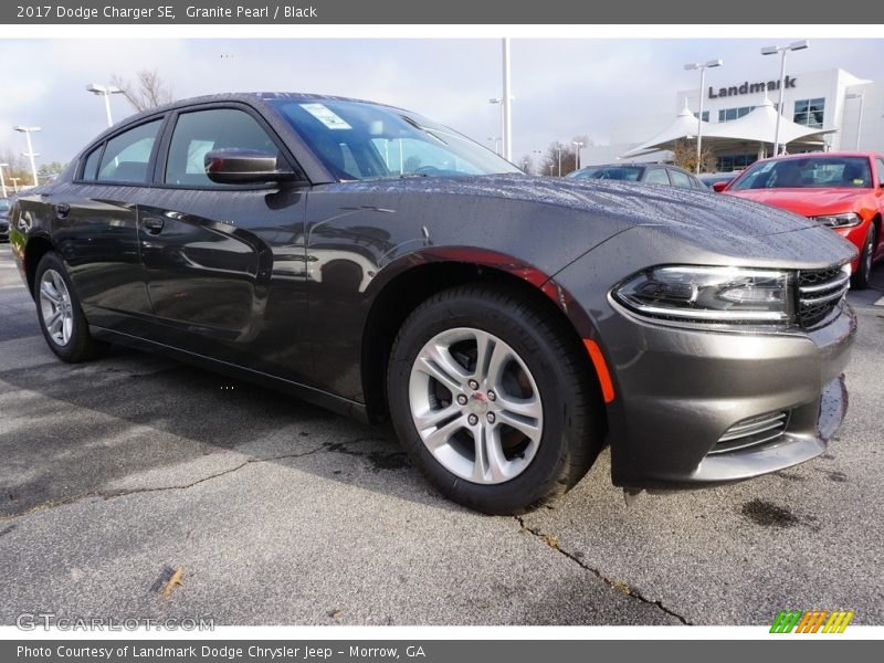Granite Pearl / Black 2017 Dodge Charger SE