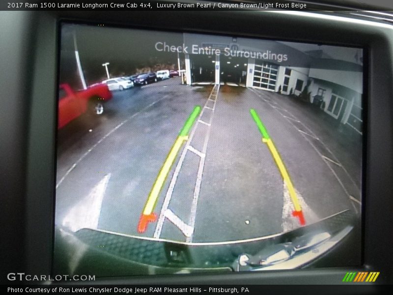 Luxury Brown Pearl / Canyon Brown/Light Frost Beige 2017 Ram 1500 Laramie Longhorn Crew Cab 4x4