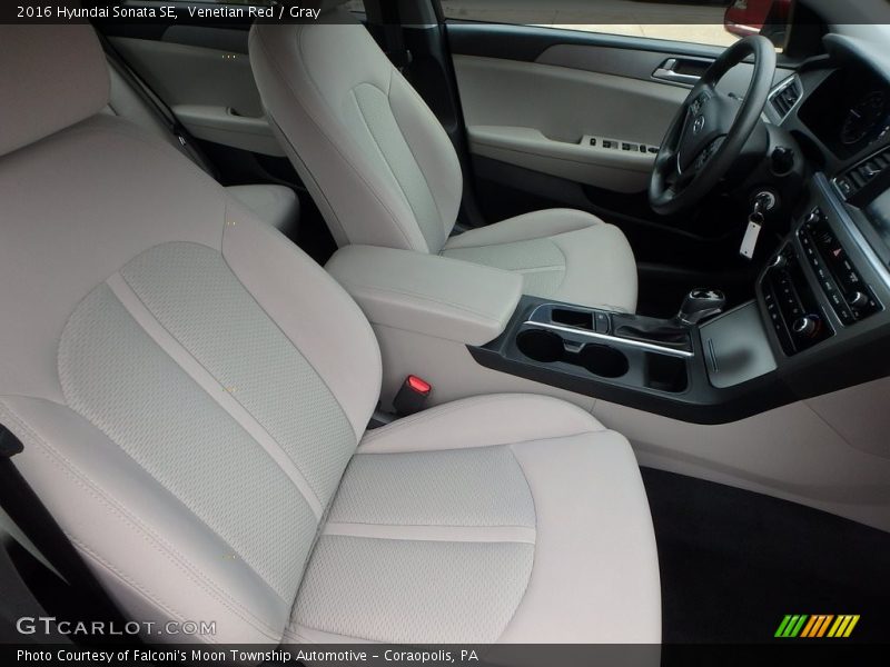 Venetian Red / Gray 2016 Hyundai Sonata SE