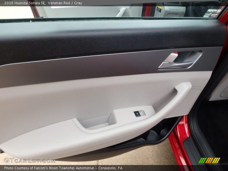 Venetian Red / Gray 2016 Hyundai Sonata SE